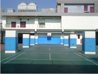 Roof Tennis Court Blue